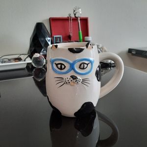 Cat Mug with Black Spots